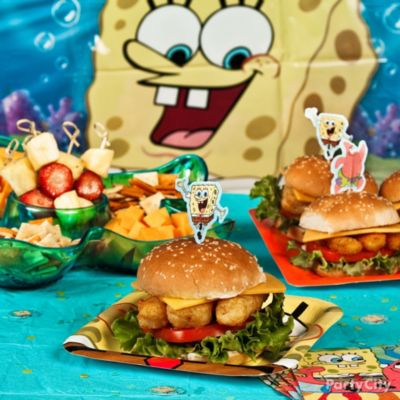 spongebob party snack ideas
